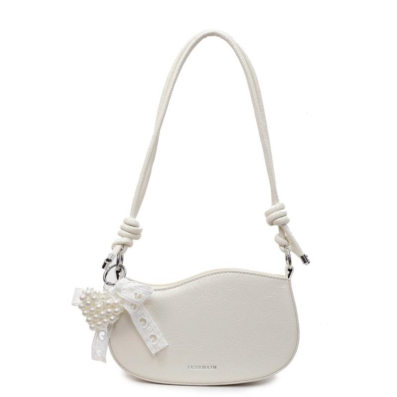 

Niche underarm bag texture handbag 2025 summer new solid color small square bag simple shoulder bag versatile messenger bag