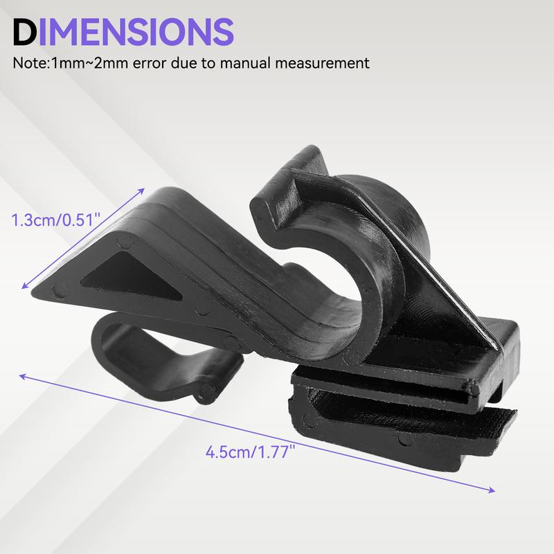 For Fiat Grande Punto 2006 Rear Parcel Shelf Clips 71719952 71719953 2pcs Plastic Fasteners Car Trunk Trim Panel Retainer Clamps