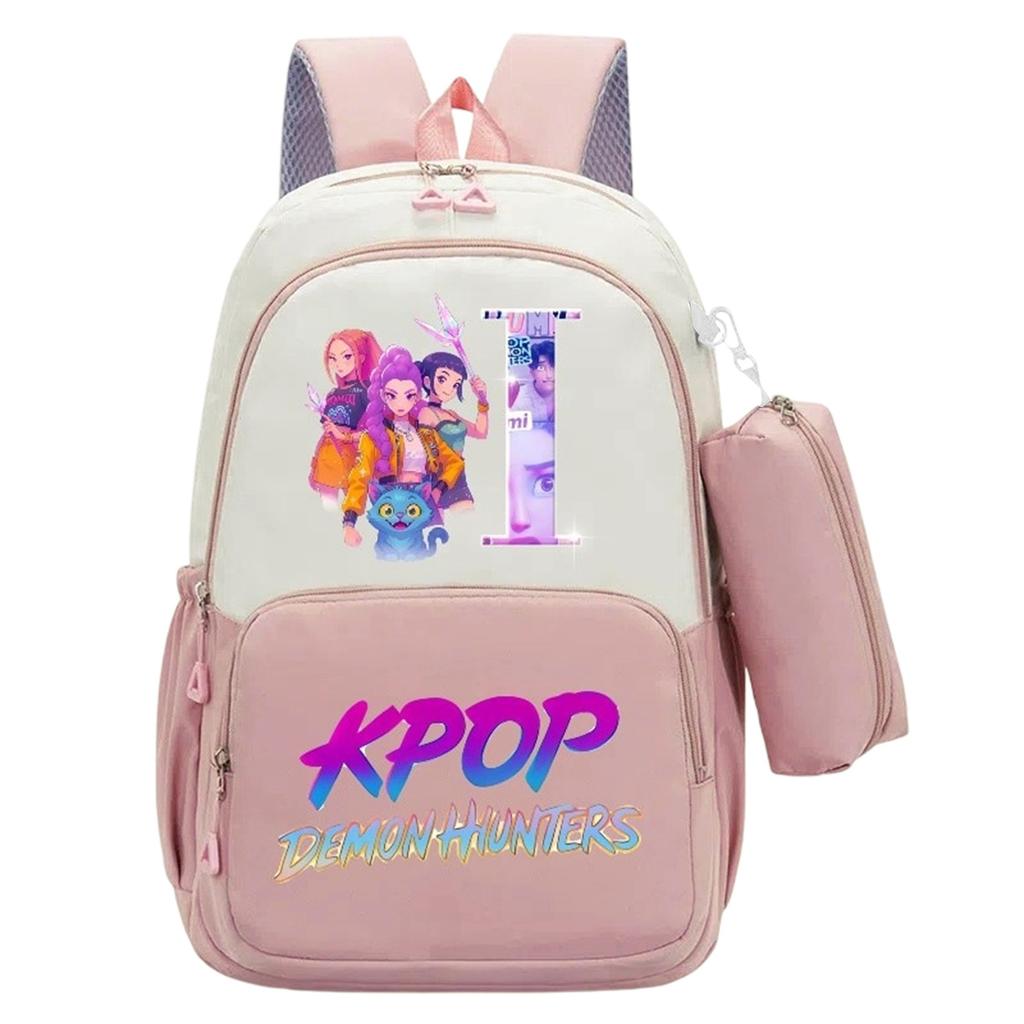 Movie Peripheral Print Backpack, School Bag Student Campus Backpack With Pencil Case