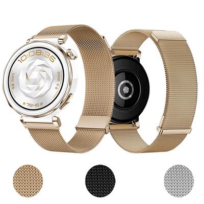 18mm Universal Strap Compatible for Huawei Watch GT5 Pro 42mm GT5 41mm Adjustable Milanese Band for Huawei GT5 Pro 42mm Strap
