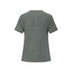 SALOMON Pl Rn Prem Wool Ss Merino Wool Breathable Moisture-Wicking Comfortable Crew Neck Pullover Short Sleeve T-Shirt Women T-Shirts Gray LC3078000