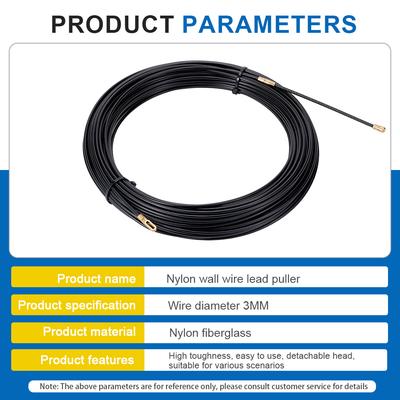 3mm Electric Cable Gland Threading Device 5/10/20/30/50M Nylo Cable Wire Threader Puller Lead Construction Electrician Hand Tool