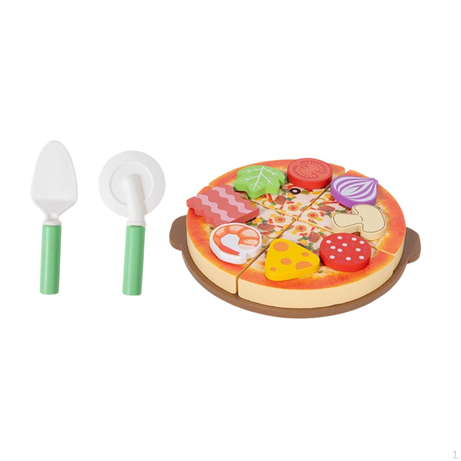 

Набор для пиццы, Аксессуары для игровой кухни, Ролевые игры, Изучение цветов, Реалистичная игрушка для сервировки, S