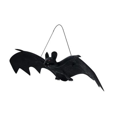 Lifelike Fake Bat Haunted House Horror Props Halloween Hanging Decoration Haunted House Decoration