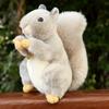 Plush Big Tail Squirrel Stuffed Doll Soft Throw Pillow Decorations Children Kids Birthday Present Gifts
