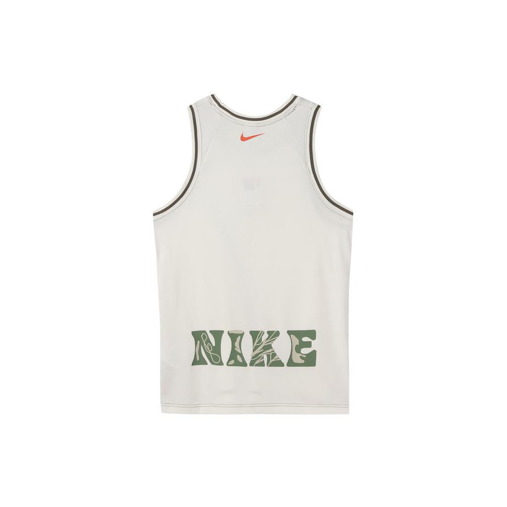 Nike Dri-FIT DNA Trykt Logo Rund Hals Ermeløs Basketball Tanktopp Herre Topper Hvit DX6137-133