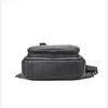 Men's Chest Bag, Genuine Leather Crossbody Bag, Men's Wear-resistant, Expandable, and Reduced Weight