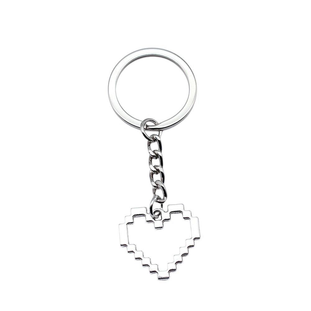 Souvenir Gift Couple Keychain Kiss Charm Lover Key Ring 28mm Ring