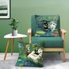 Cartoon Pond River Cat Beautiful Pillow Case Pattern Printed Pillowcase For Living Room Sofa Cushion Cover & Bedroom Decor