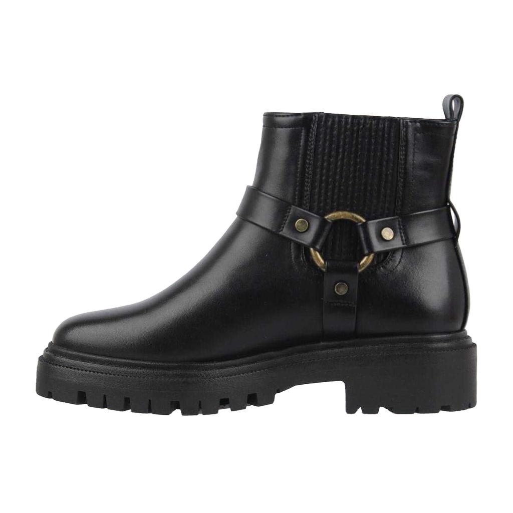 Jack Wills Womens/Ladies Leather Block Heel Motorcycle Boots
