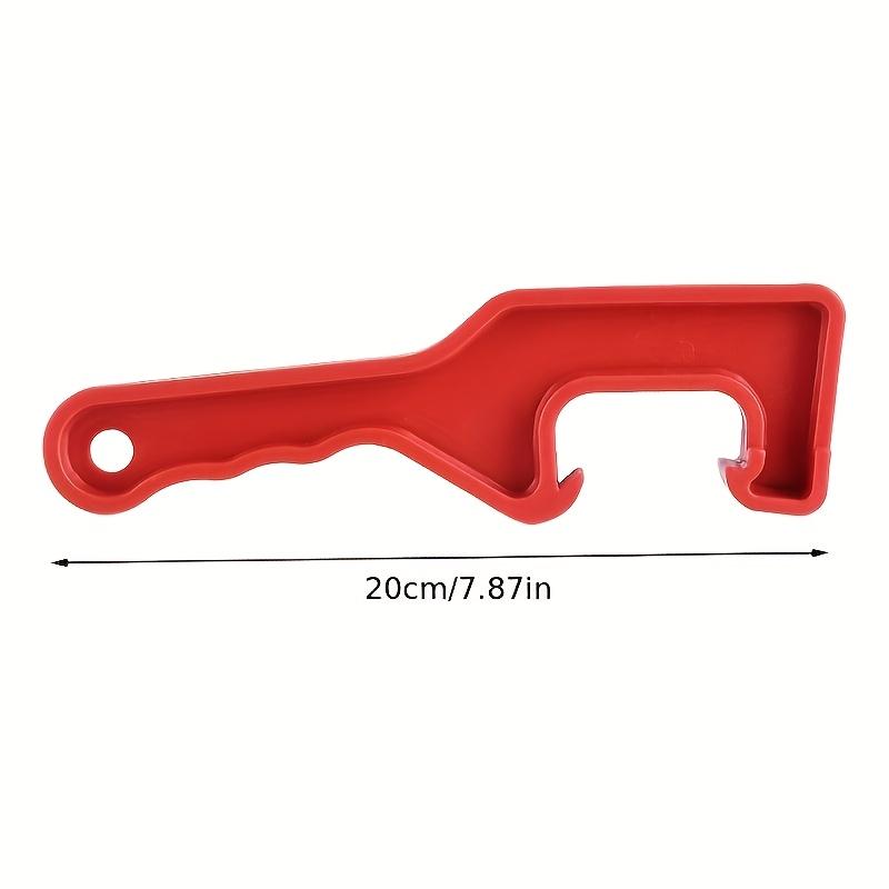 1 Plastic Bucket Lid Opener Tool - 5 Gallon Paint Can Opener Wrench, Lightweight and Durable Design, Suitable for Home and Industrial Use