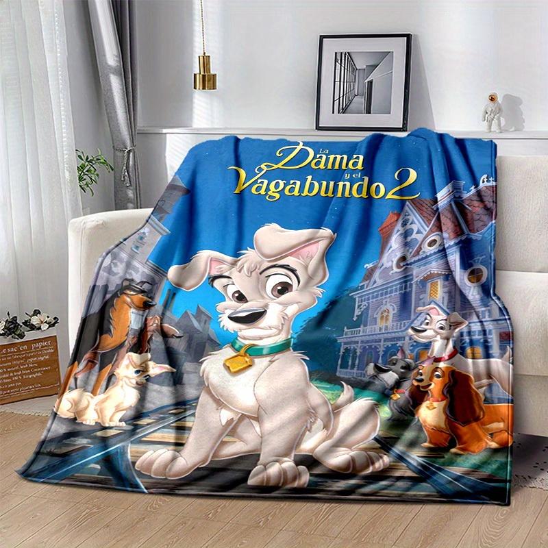 1 Stück, Susi und Strolch 2: Die Vagabunden-Geschichte Weiche Wohndecke für Heimdekoration, Sofabezug, Reisen, Camping, Auto