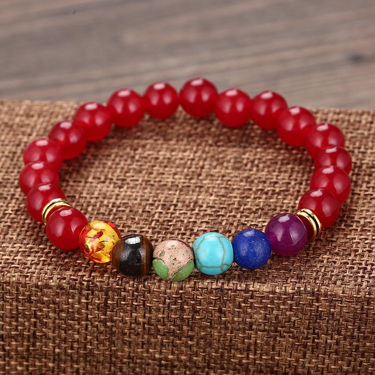 8Mm Prayer Beaded Bracelet, Emperor Stone, Agate Bracelet.