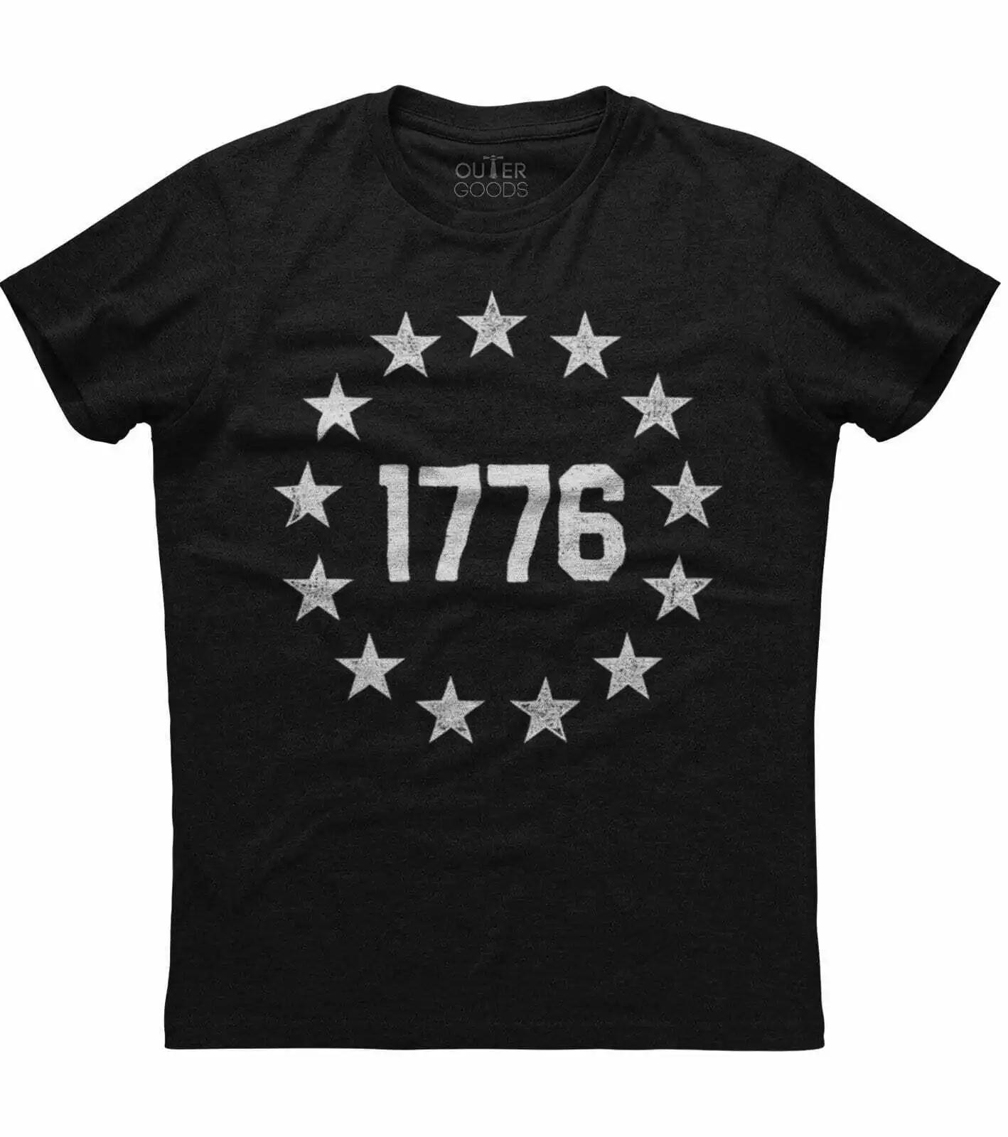 

Independence 1776 Ring of Stars Amendment Patriotic TShirt 100 Cotton ONeck Short Sleeve Summer Casual Mens Tee Streetwear S
