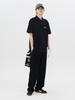Jeimiweseuteu [Jwgc] J.T.C Lettering Polo Shirt (Black)