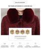 Elderly Women's Mid-Length Winter Coats: Cotton Padded, Fleece-Lined Outerwear