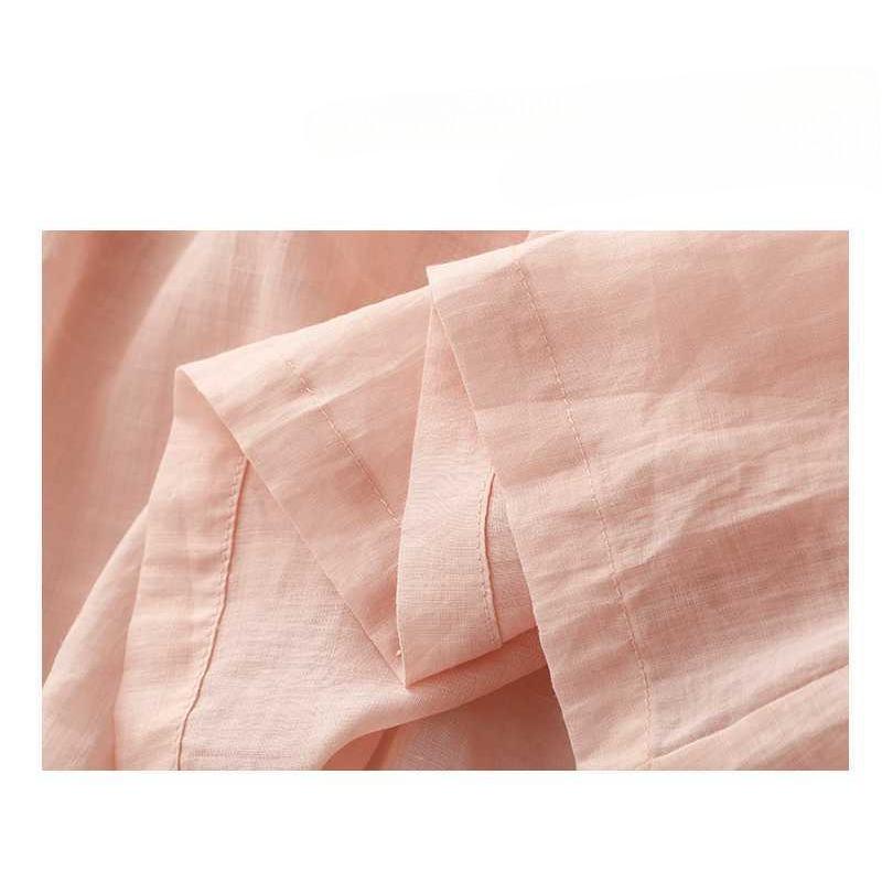 Spring and Summer Mid-length Long-sleeved Dress with A Waistline Design