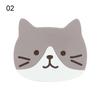 Cute Cat Cup Coasters, Reusable Silicone Drink Coasters Non Slip, Washable Heat Resistant Glass Cup Rubber Pad Mat Novelty