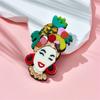 Blucome Lady Fruit Headdress Brooches Women's Stylish Acrylic Material New Trends Trendy Design Birthday Party Gifts Accessory