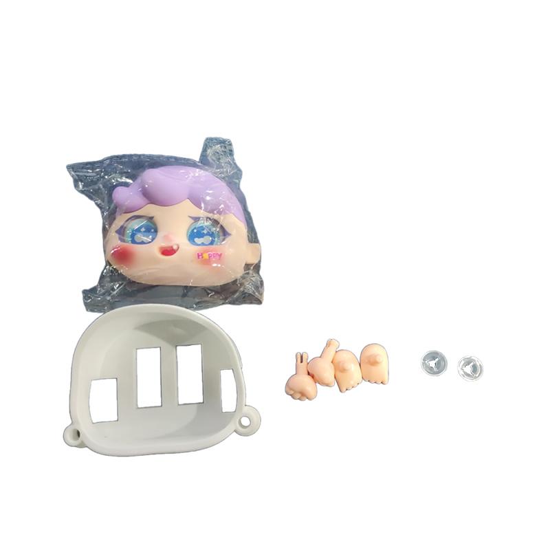 '1 Set Doll Diy Accessories 5.5Cm10Cm Replacement Face Hand Foot Kit For Baby Three Toy Random Styl