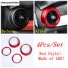 Anneau Cercle Couvercle Garniture de Sortie d'Air AC Latérale du Tableau de Bord Pour Mini Cooper S F55 F56 F57 2014 - Accessoires Rouges