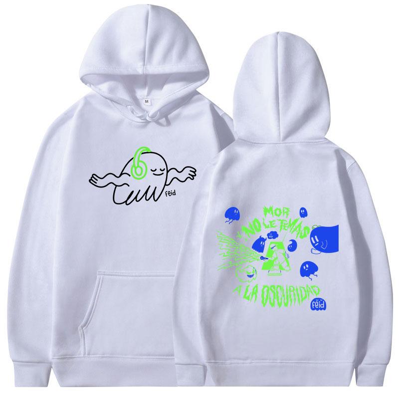 Feid Ferxxo No Le Temas A La Oscuridad Hoodies Men Women Fashion Hip Hop Sweatshirts Harajuku Vintage Casual Oversized Pullovers