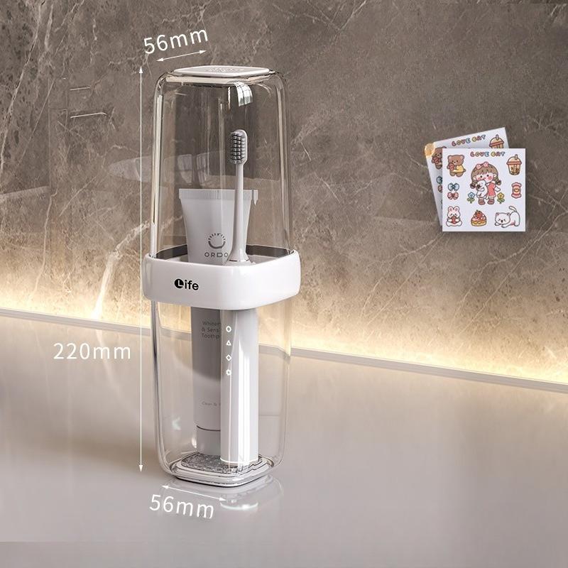 Toothbrush Cup, Travel Portable Toiletries, Toothbrush Box, Mouthwash Cup, Dental Kit Box, Storage Box, Toothbrush Set for Teeth