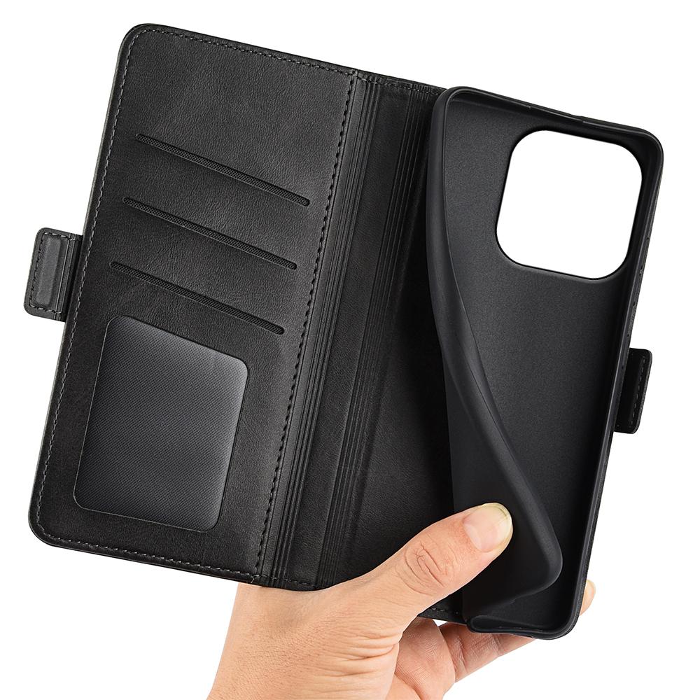 For OnePlus 15 5G Case Calf Texture Leather Wallet Phone Cover