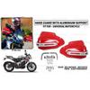 Fit For Universal Motorcycle "Red Hand Guard With Aluminum Support"