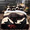 Black Fairy Bedding Set Single Twin Full Queen King Size Sleep Story Bed Set Aldult Kid Bedroom Duvet cover Sets 3D Print 011