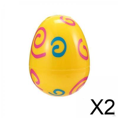 2x 10Pcs Jumbo Easter Eggs Empty Large Surprise Basket Stuffers for DIY Crafts