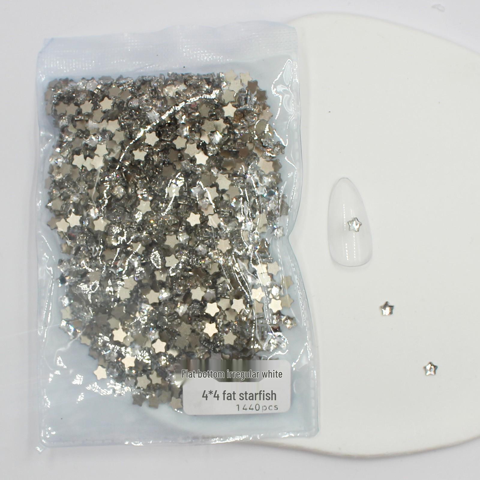 

Набор из 1440 штук мини-морских звезд и бриллиантов неправильной формы для украшения ногтей 1440 pieces