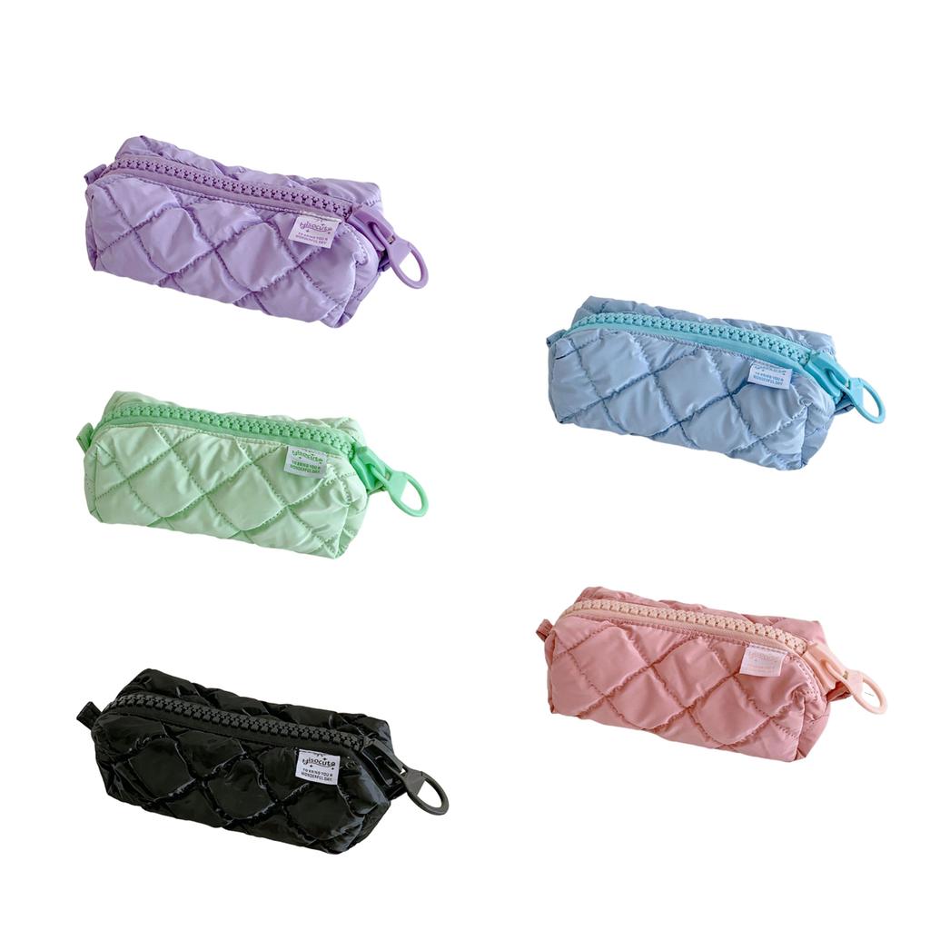 High Capacity Pencil Case Zippered Pen Pouches Portable Pen Organizers Bag Travel Cosmetic Bag for Student Girl Women
