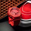 Casio Iron Man Color Coast Octagon Waterproof Quartz Movement Resin Strap Japanese and Korean Watch Men's Watch Red Dial GA-2100-4APR-person