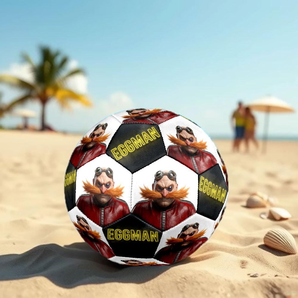 1pc Sonic the Hedgehog Soccer Ball Size 5 Indoor Soccer Ball Fashion Colorful Backyard Game - Great For Sports Fans Gift HE53