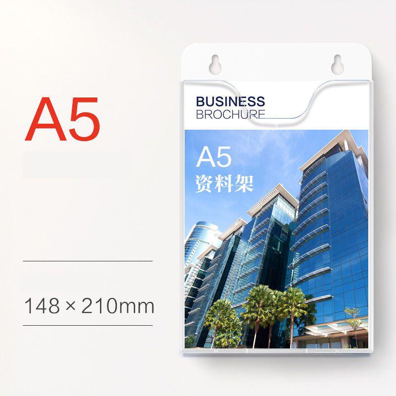 A4/A5 Clear Hanging File Organizer,Wall Mounted Mail Paper Document Folder Holder,Clipboard Storage Organization Magazine Rack