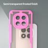 For Xiaomi Redmi Note 15 Pro 5G (Global) Case PC + TPU Semi-Transparent Frosted Finish Protective Phone Cover