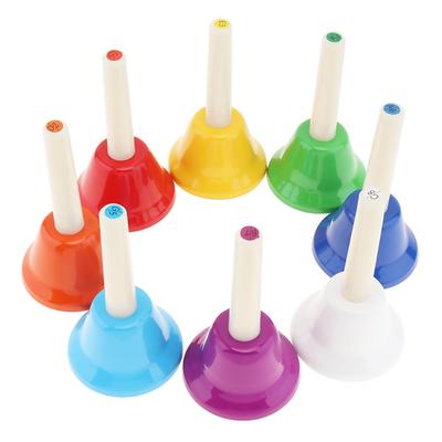 8 stücke Musikinstrument Handglocken 8-Noten Musikspielzeug für Kinder Baby Frühe Bildung Musikspielzeug Schlaginstrument