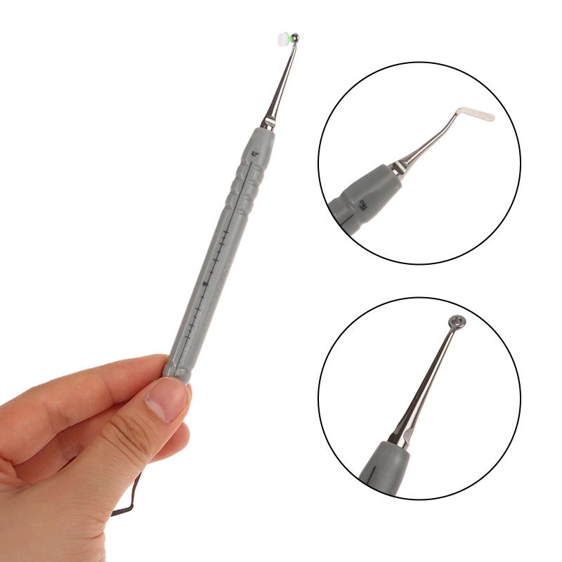 Dental Resin Filling Kit Molding Tools Light Cure Resin Filling Spatula Mixing Handle And Foam Pads Kit Teeth Whitening Tool