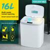 Cubo de basura inteligente con sensor automático para cocina baño y hogar