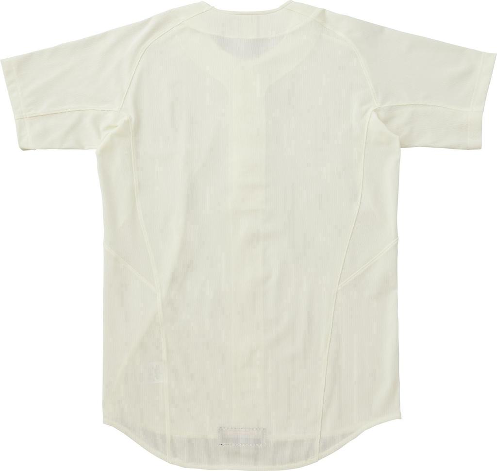 ZETT Baseball Pro Status Uniform Imitation Open Ivory Size BU545M Top, Shirt, Style, (3100), L,