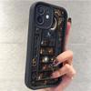 Luminous Step Black Groove iPhone 14-17 Pro Max Protective Case
