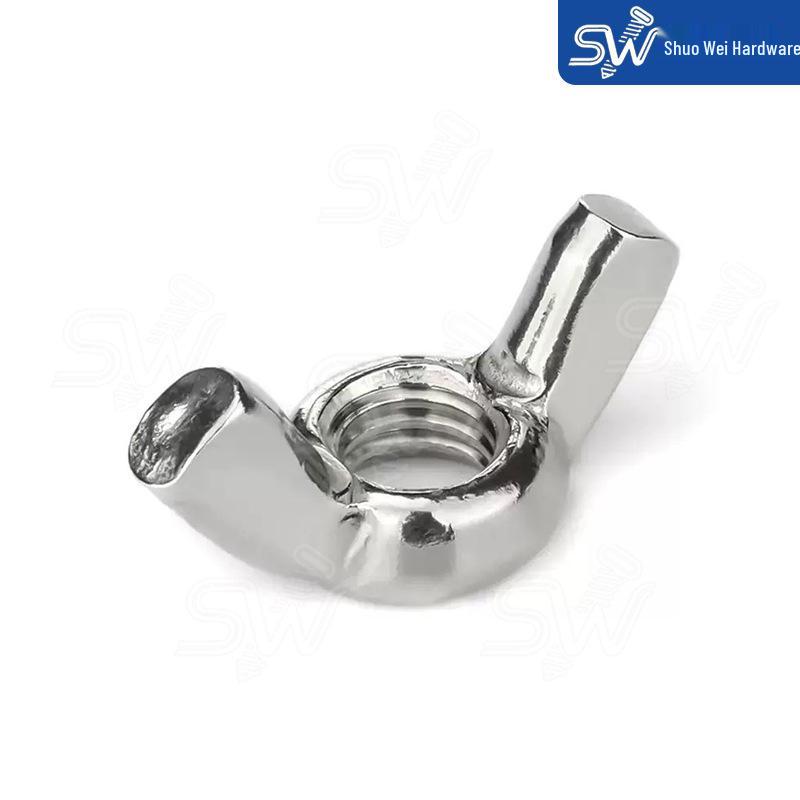 Galvanized Wing, Coin, and Hand-Tightened Nuts (M3, M4, M5)