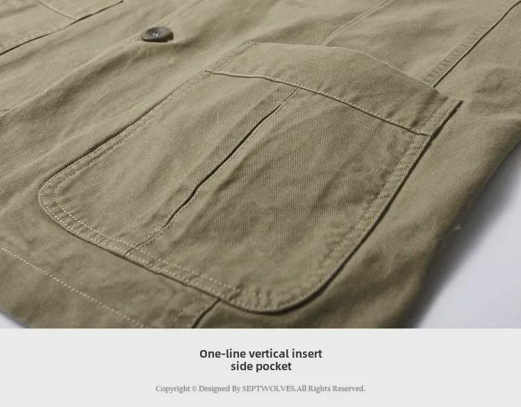 Chaqueta de Solapa de Algodón Puro para Hombre, Talla Grande, Traje Casual Versátil, Modelo 817 Primavera/Otoño 2021