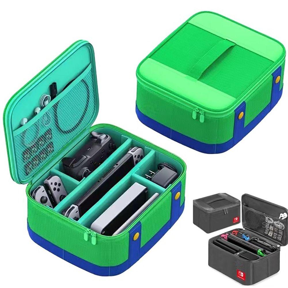 

Large Capacity Storage Bag Portable Handbag New Carrying Protective Case for Nintendo Switch OLED червоний