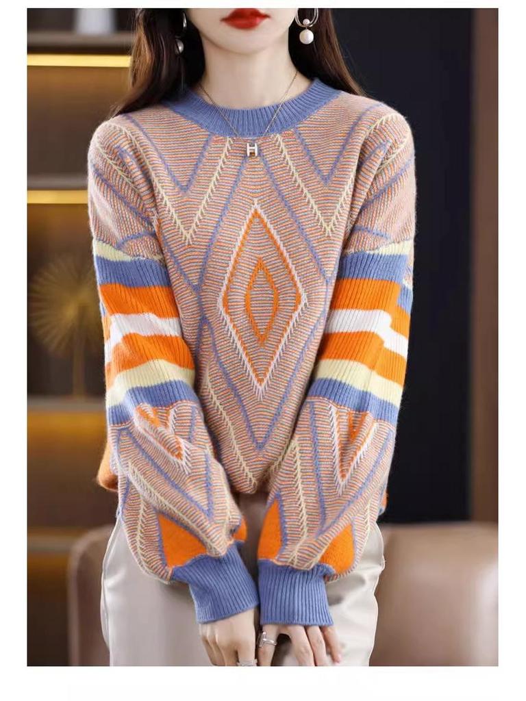 Women's High-End Slim Knit Sweater: Stylish Long-Sleeve Half Turtleneck Top for Autumn & Winter 2023