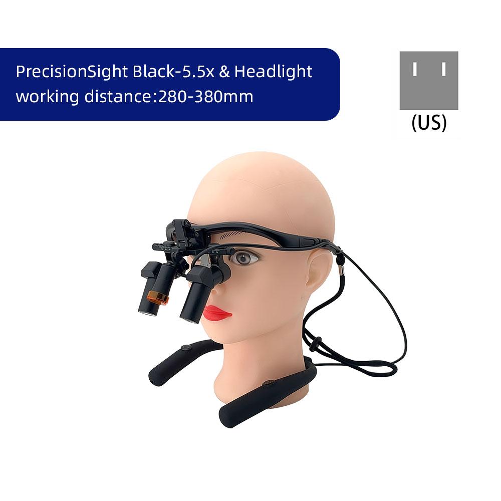 3.5X/4.5/5.5X/6.5X Dental Loupes Headlight Set Wearing Glasses Magnifying The Mirror Oral Glass Surgery Hd Led Equipment