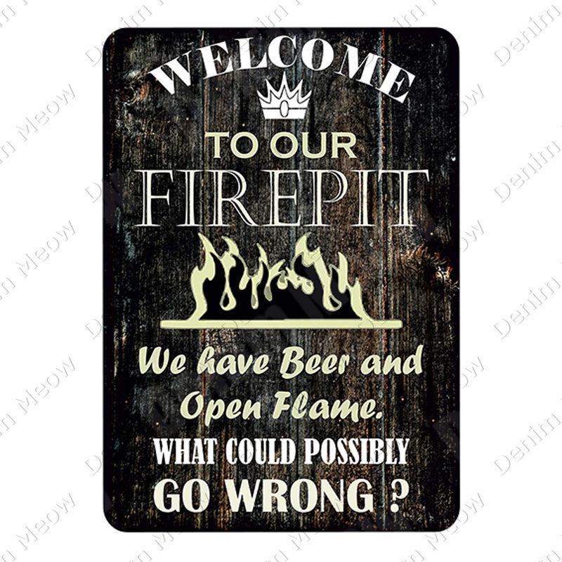 Lovely Flower WELCOME To My Home Iron Metal Poster Tin Sign Plate Wall Decoration Vintage Art Painting Family Rule Plaque A392