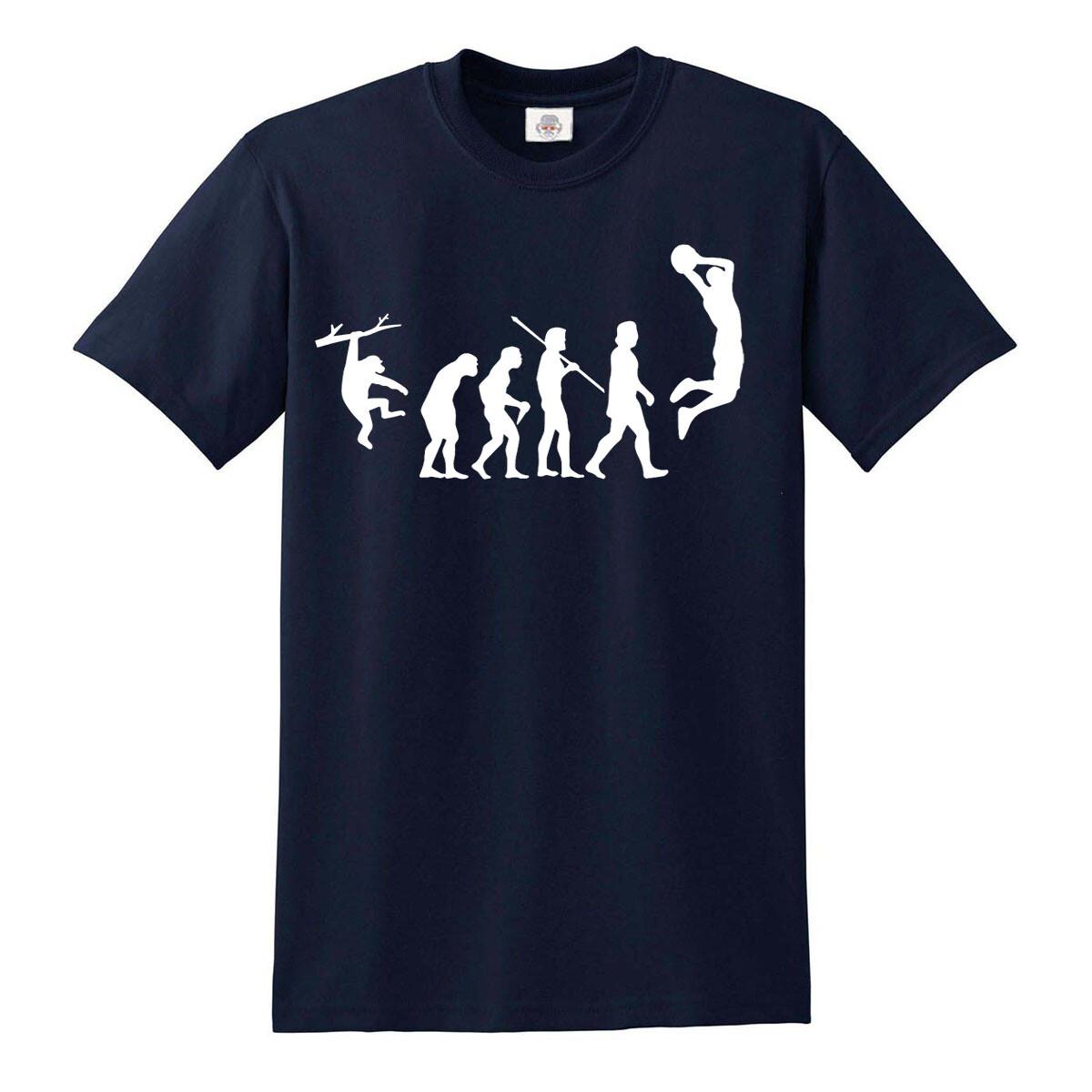 The Evolution of Basketball T-Shirt Funny Christmas Gift Top tee tshirt S разноцветный