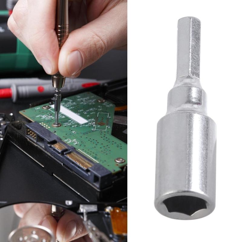 Professional 4mm To 6.35mm Hex Transducer Adapter Socket Magnetic Bit Converter For Screwdriver Drill Bit Hand Tool